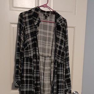 Torrid Plaid Kimono